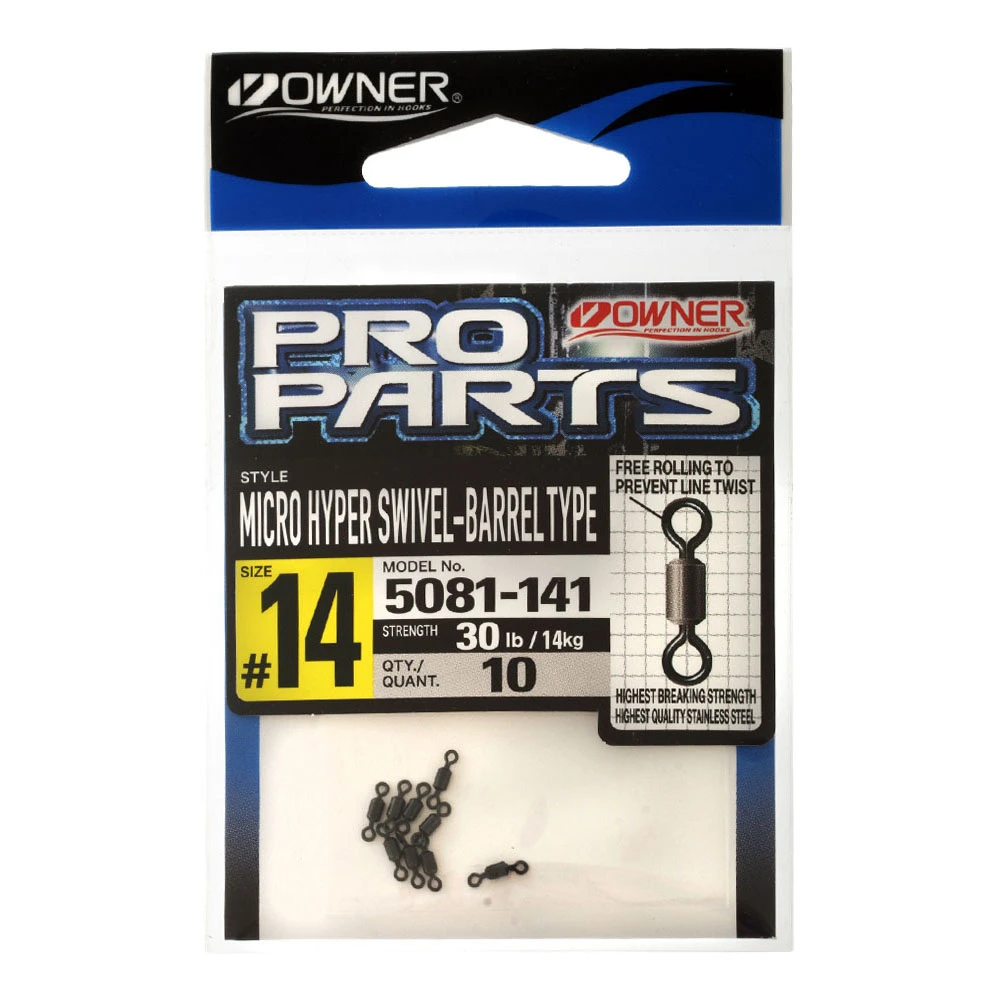 Owner 5081 Micro Hyper Barrel Swivels - Image 2