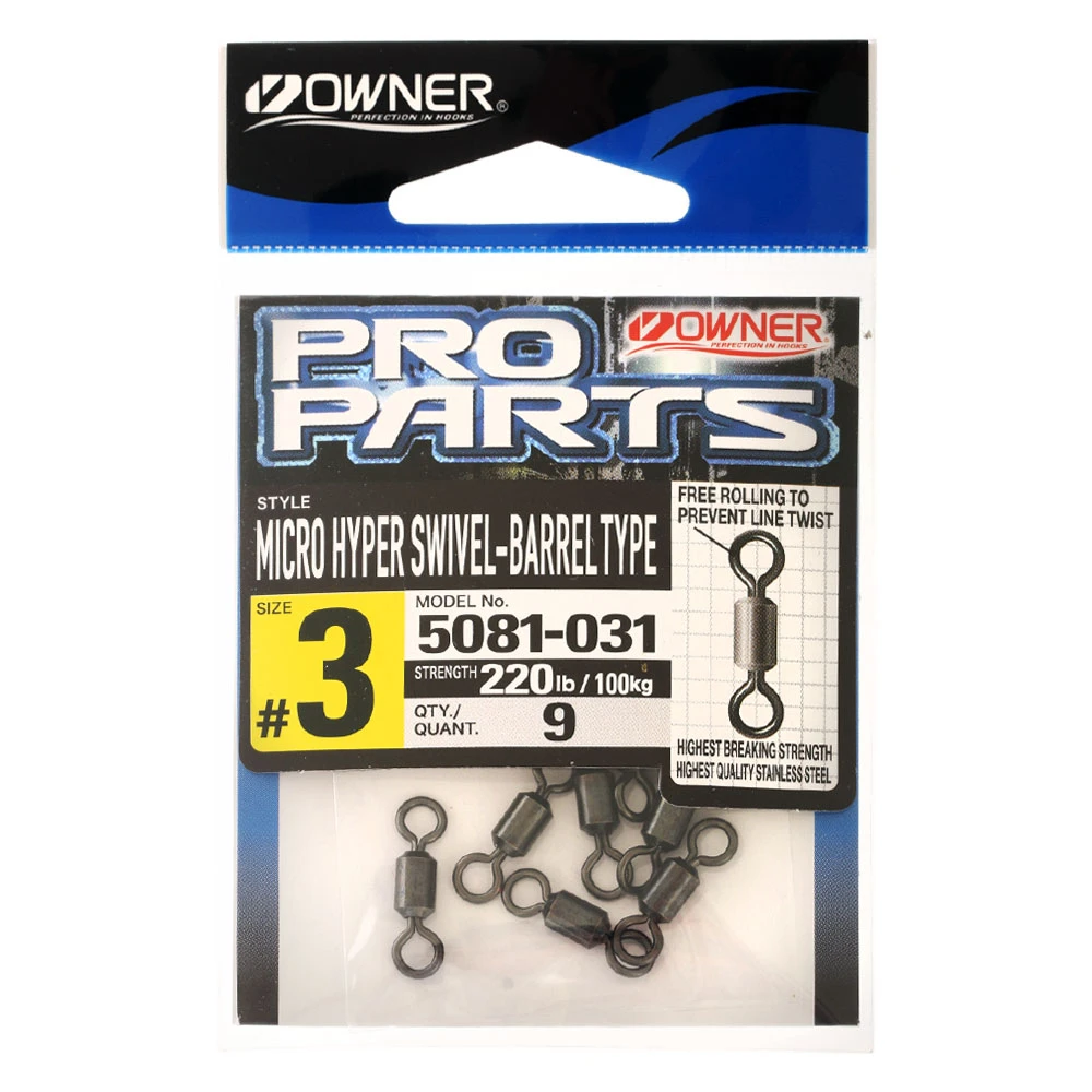 Owner 5081 Micro Hyper Barrel Swivels - Image 12
