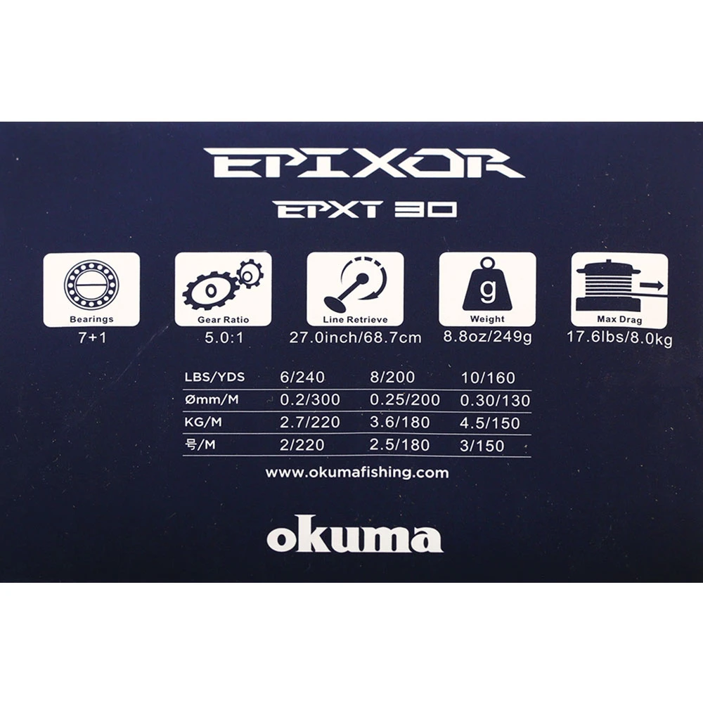 Okuma Epixor XT 30 Spinning Reel - Image 2