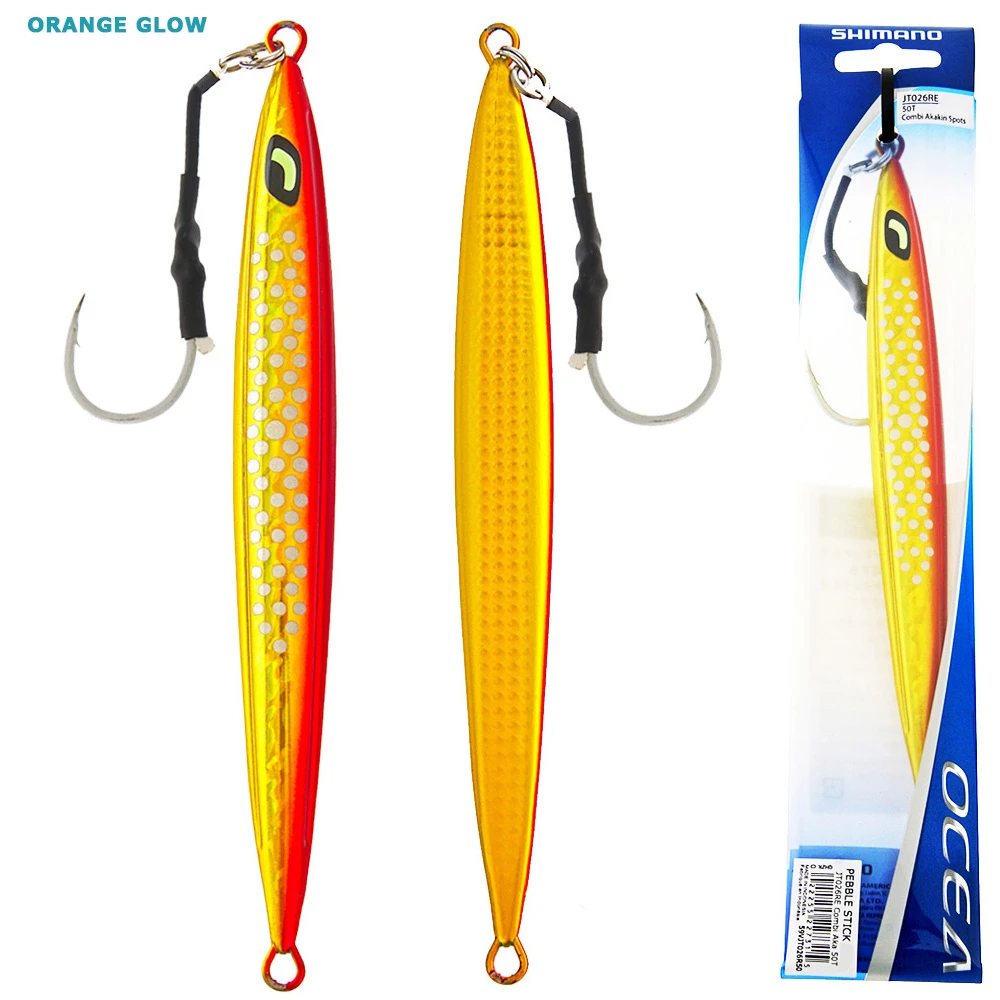 Shimano Ocea Pebble Stick Jig With Assist Hook 350g - Image 5