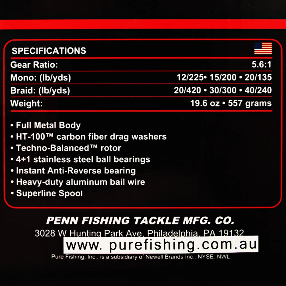 PENN Fierce III 5000 Spinning Reel - Image 6