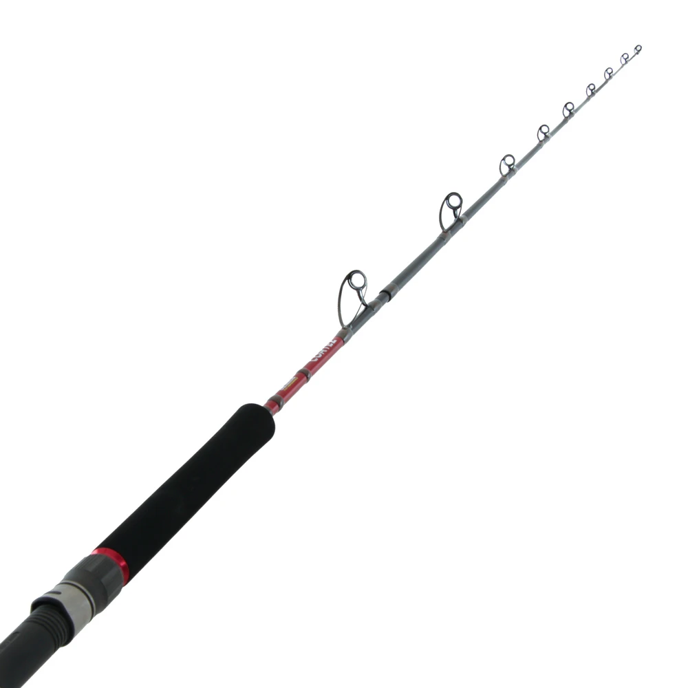 Okuma Cortez Overhead Boat Rod Red 6ft 6in 20-30lb 2pc