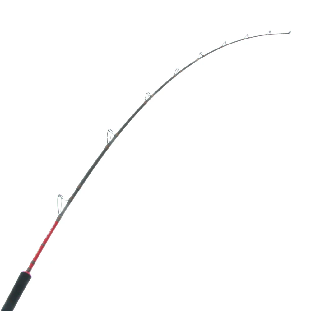 Okuma Cortez Overhead Boat Rod Red 6ft 6in 20-30lb 2pc - Image 2