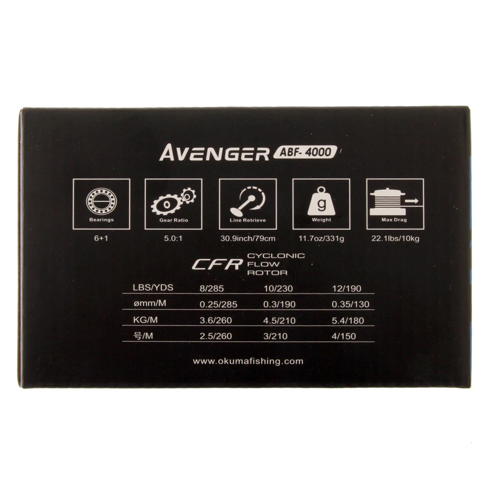 Okuma Baitfeeder Avenger 4000 Spinning Reel - Image 2