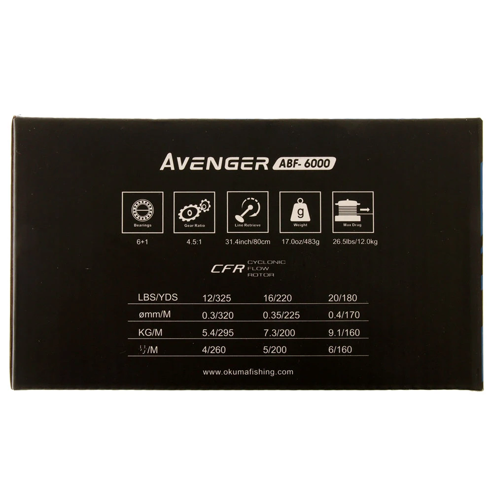 Okuma Baitfeeder Avenger 6000 Spinning Reel - Image 2