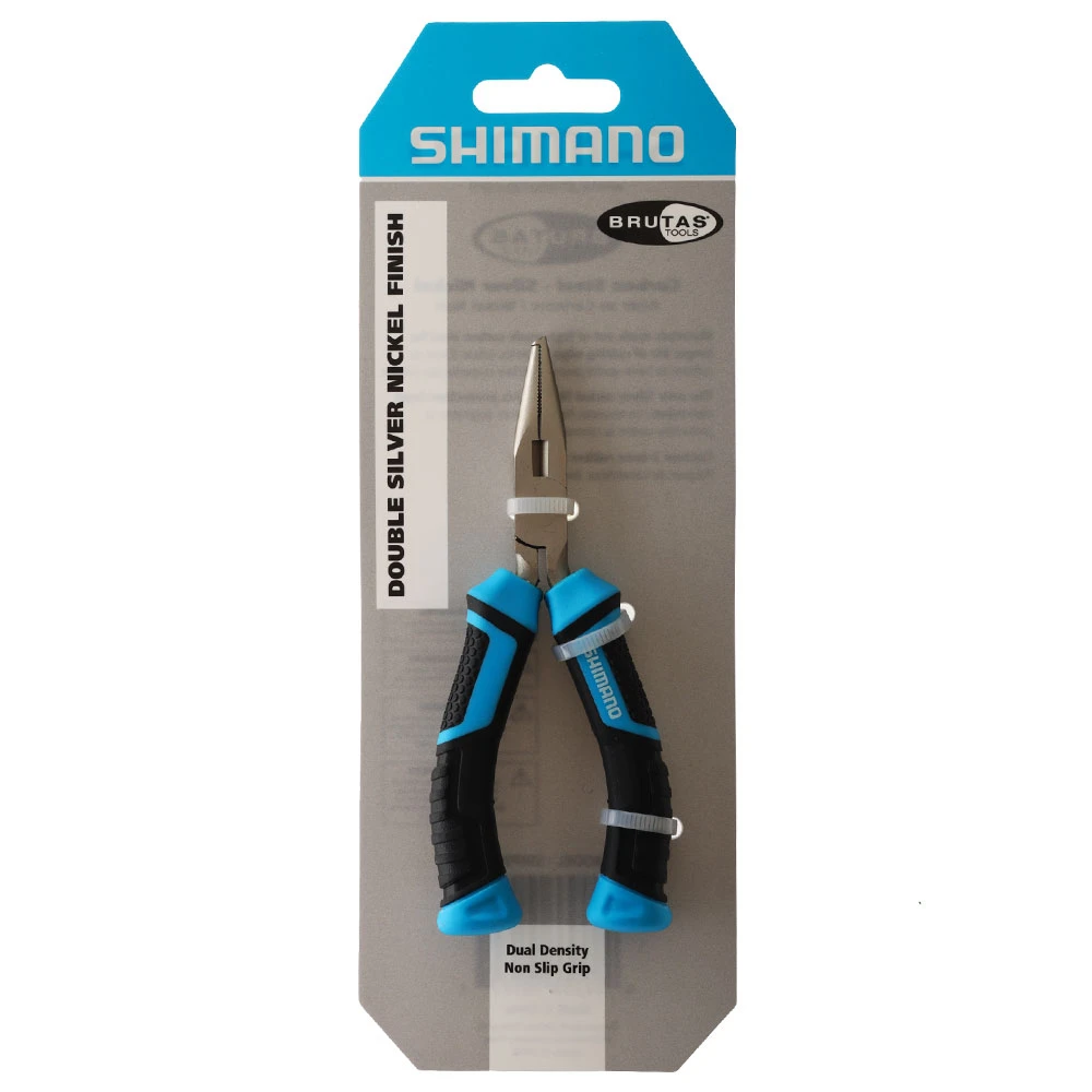 Shimano Brutas Split Ring Pliers Silver Nickel 5in - Image 2