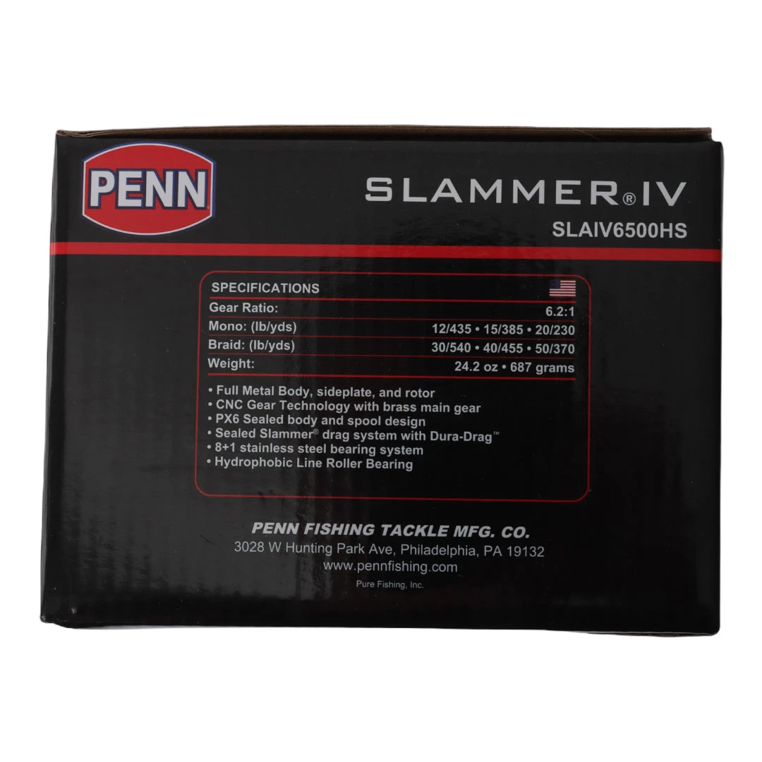 PENN Slammer IV 6500 HS Spinning Reel - Image 2