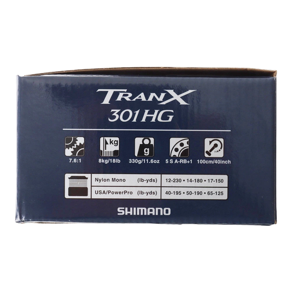 Shimano Tranx 301A-HG Lefthand Baitcaster Reel - Image 2