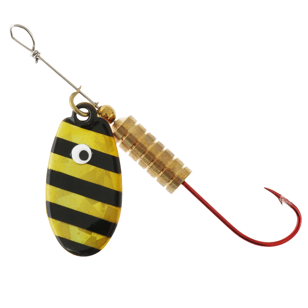 Kilwell Blade Spinner Lure Single Hook Zebra Qty 1 - Image 2