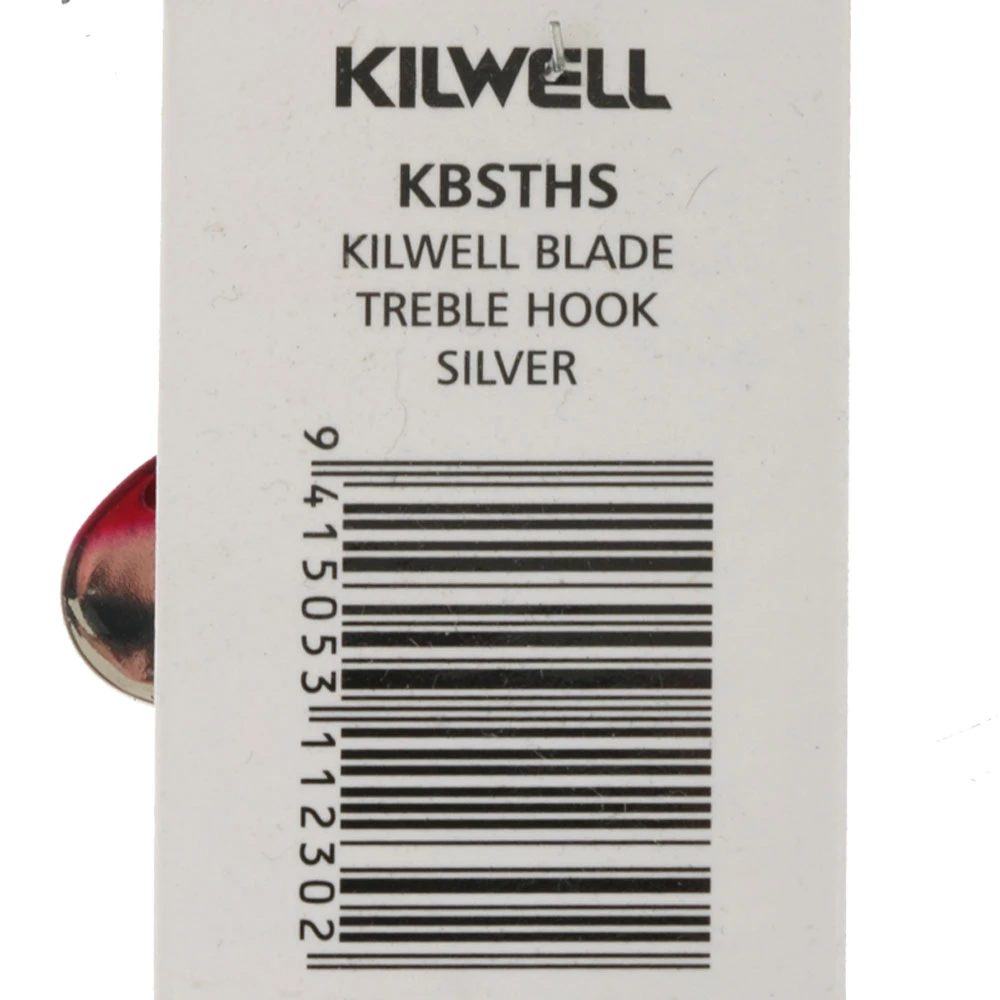 Kilwell Blade Spinner Lure Treble Hook Silver Qty 1 - Image 2