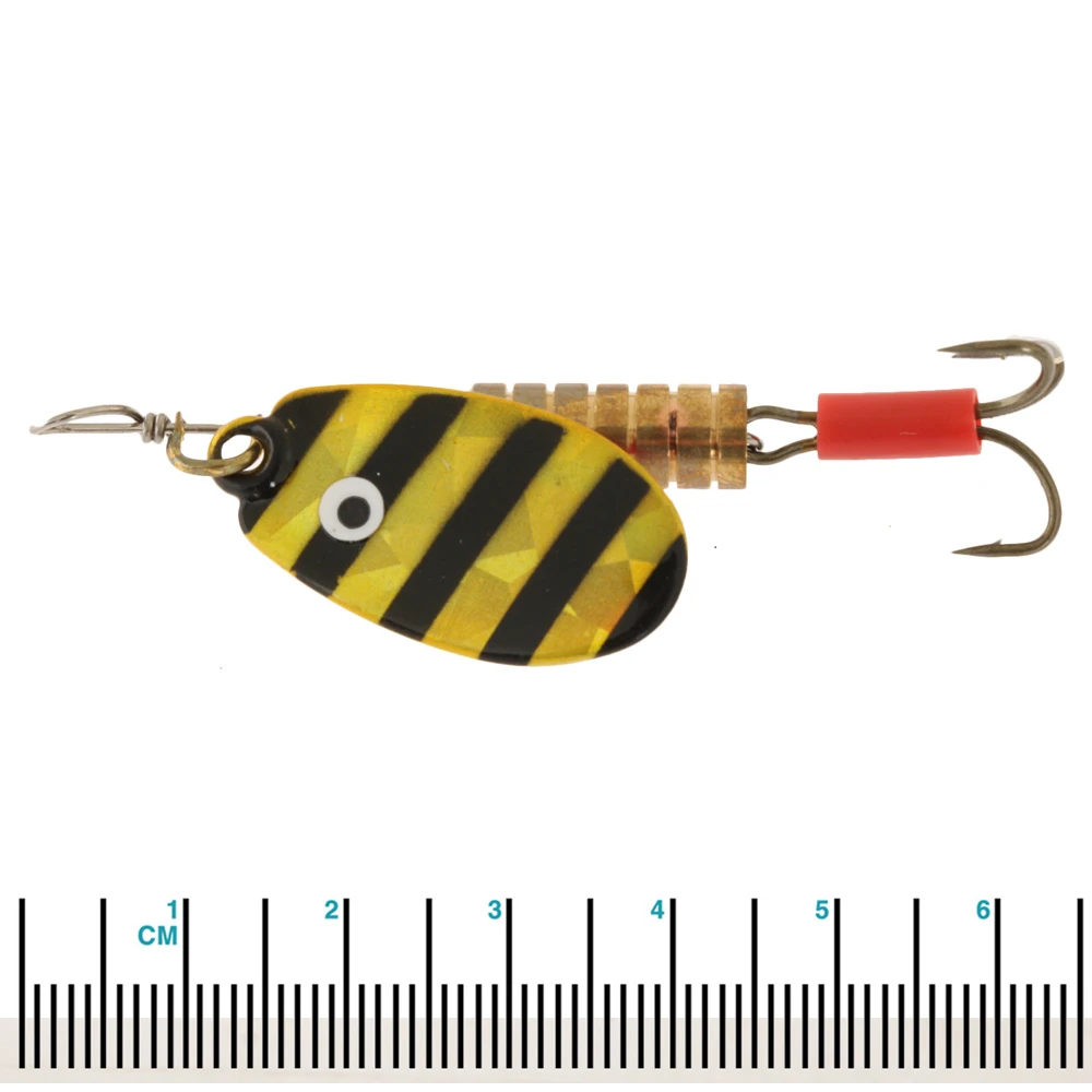 Kilwell Blade Spinner Lure Treble Hook Zebra Qty 1 - Image 4