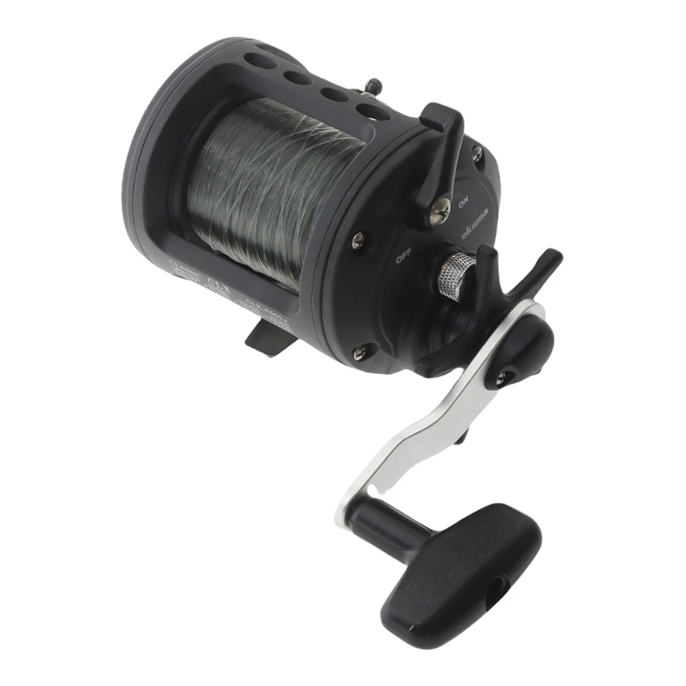 Okuma Classic CLX450 Levelwind Boat Reel With Line - Image 2