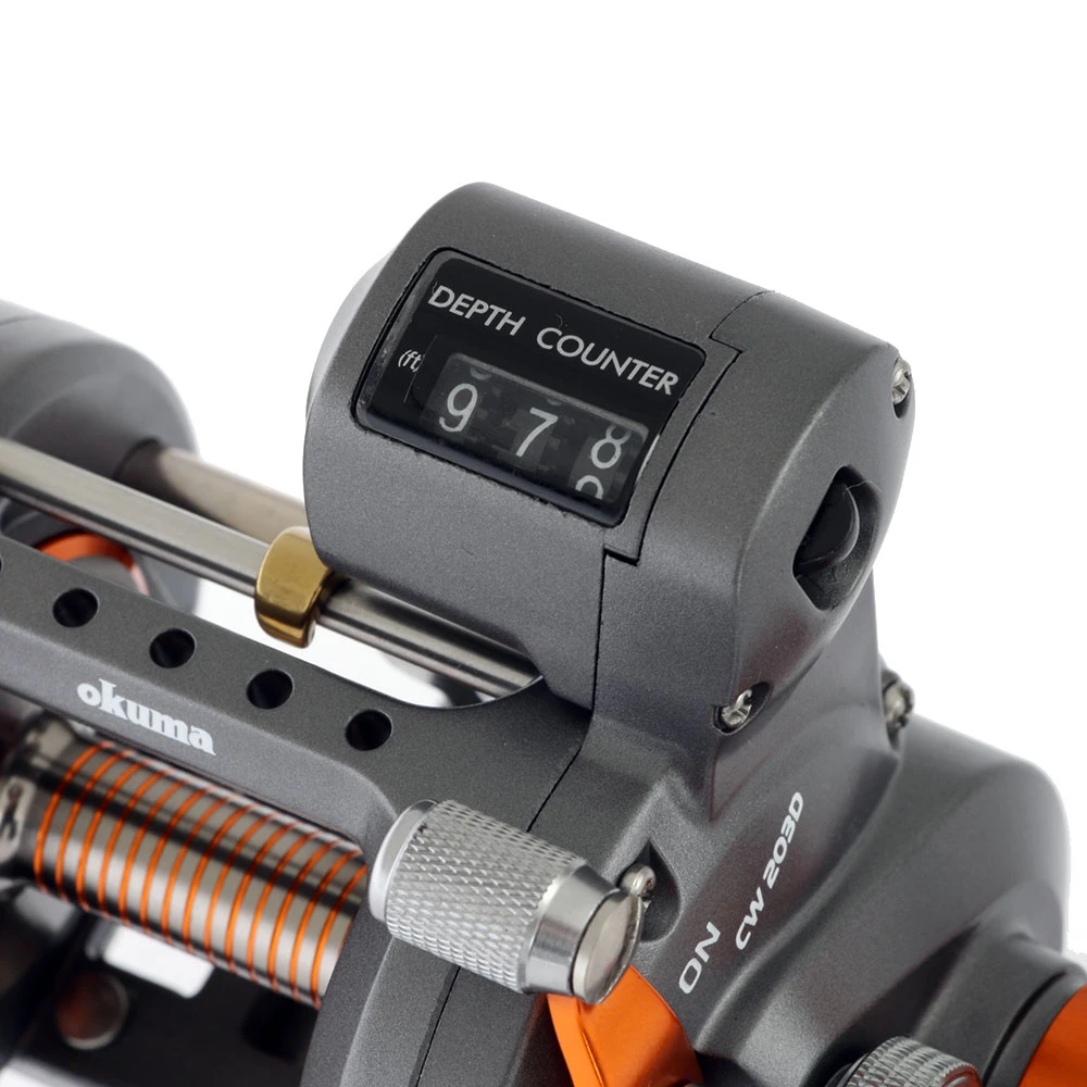 Okuma Coldwater 203D Linecounter Overhead Trolling Reel - Image 6