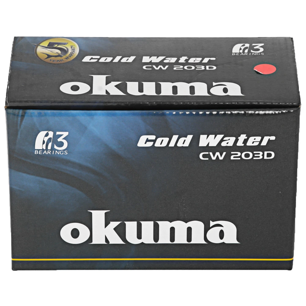 Okuma Coldwater 203D Line Counter Reel With Mono/Micro Leadline