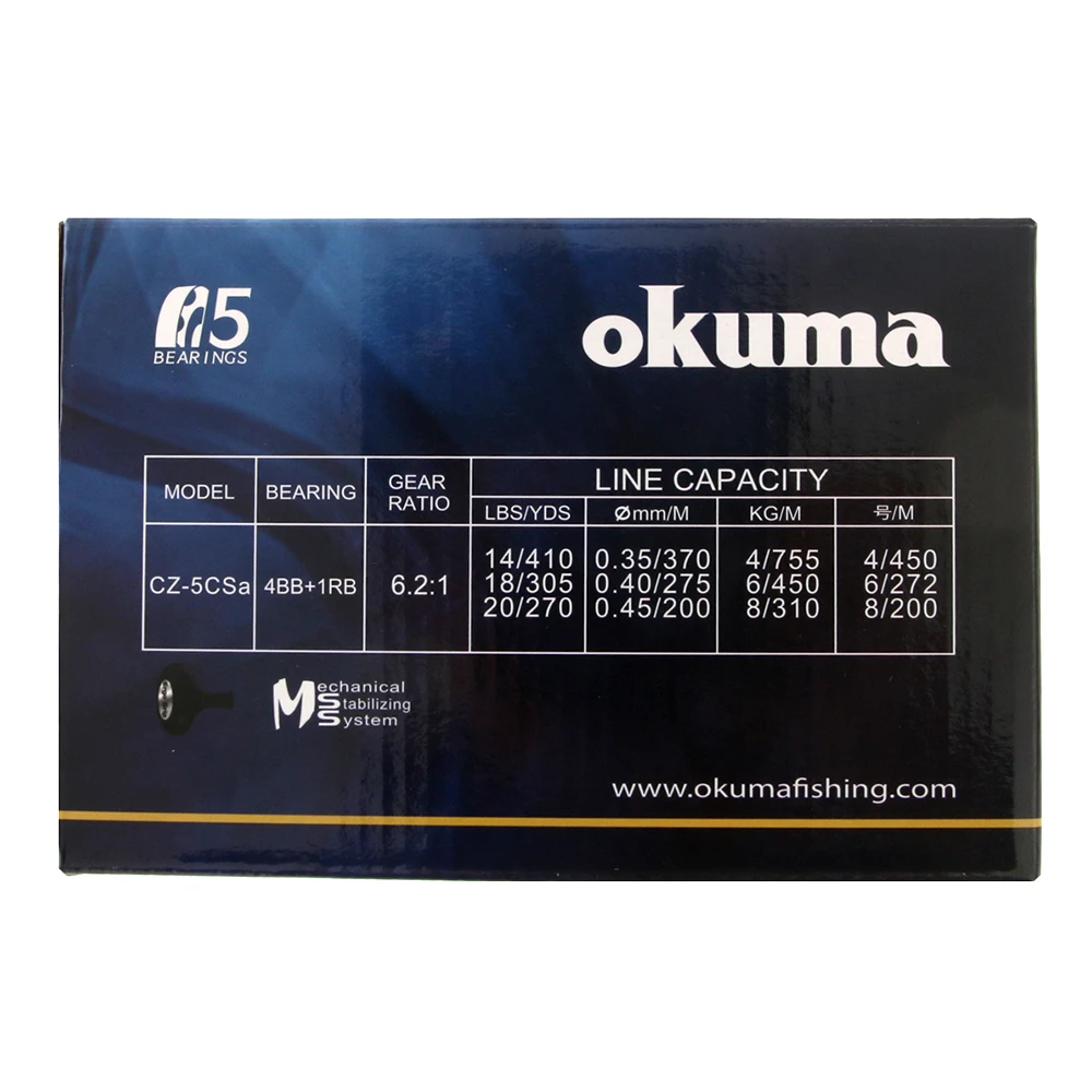 Okuma Cortez CZ-5CS Star Drag OH Boat Reel
