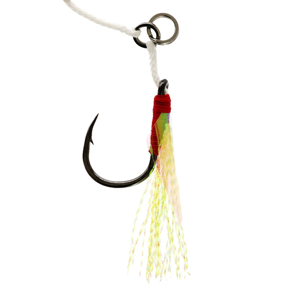 Mustad 10820NPBN Light Jigging Assist Rig 1/0 Qty 2 - Image 2