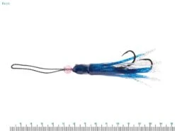 White Label Replacement Assist Hook With Skirt 1/0 Blue