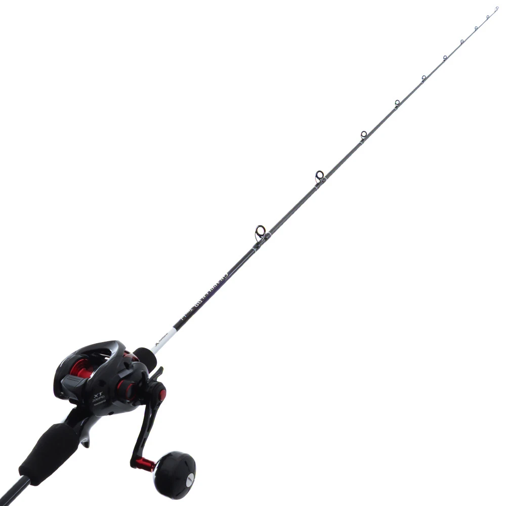 Shimano Genpu XT 200PG 21 Grappler BB Slow Jig Combo 6ft 3in PE2 2pc - Image 2