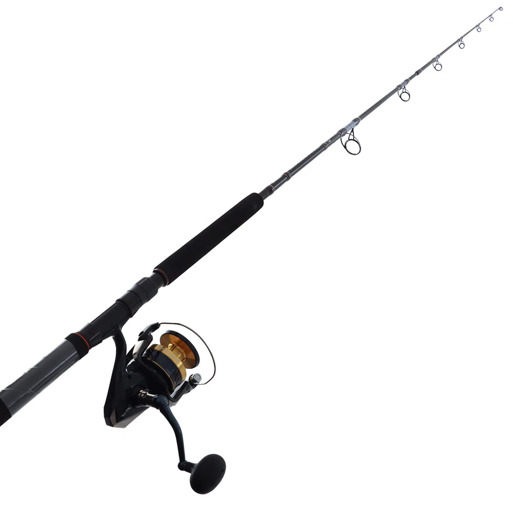 Shimano Spheros SWA 14000XG Topwater Travel Spin Combo 8ft 2in 50-80lb 3pc