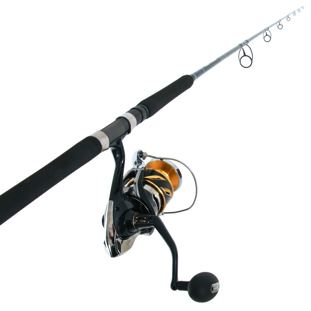 Shimano Stella 18000 SW HGC Grappler Type C S82H Topwater Spin Combo 8ft 2in PE8 2pc