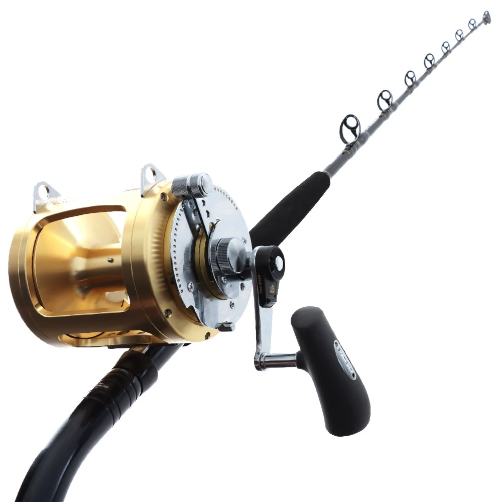 Shimano Tiagra 80 WA Status Blue Water Bent Butt Game Combo 5ft 6in 24-37kg 2pc