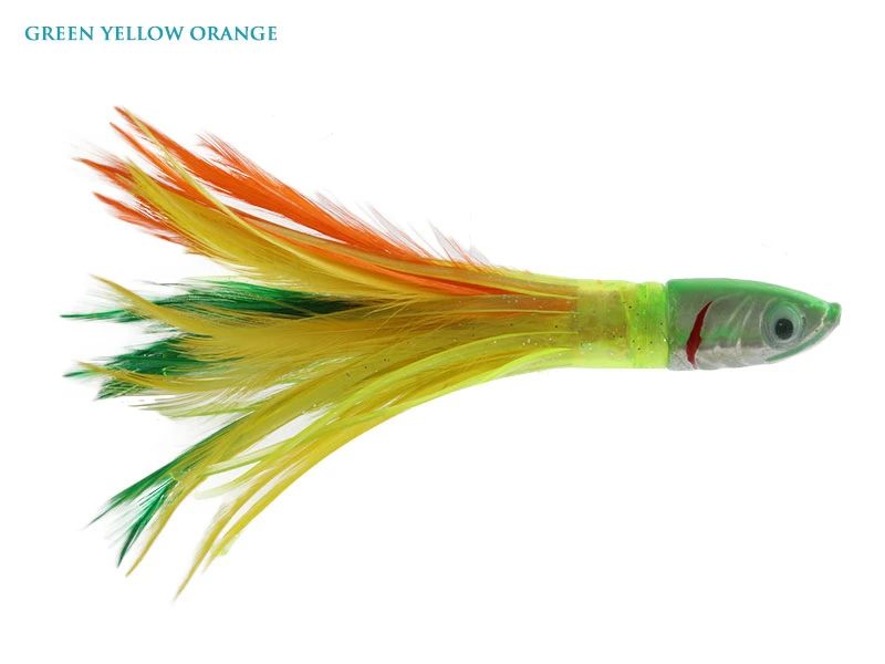 White Label Zima Feather Trolling Tuna Lure 6in - Image 4