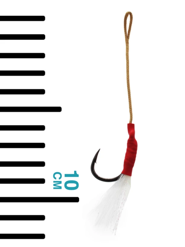 Mustad Jigging Assist Hooks With Flasher Attractant 4/0 Qty 4 - Image 2