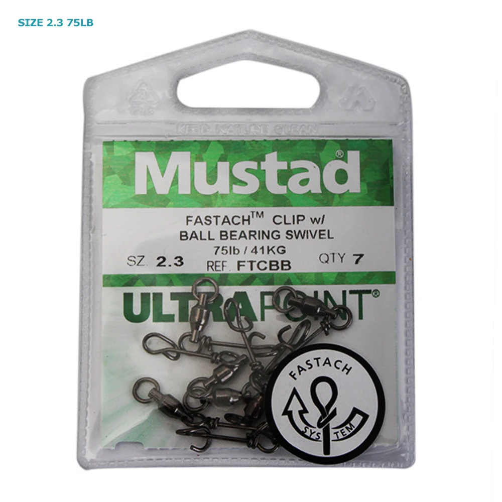 Mustad Swivel Bearing With Fastach Clip - Image 7