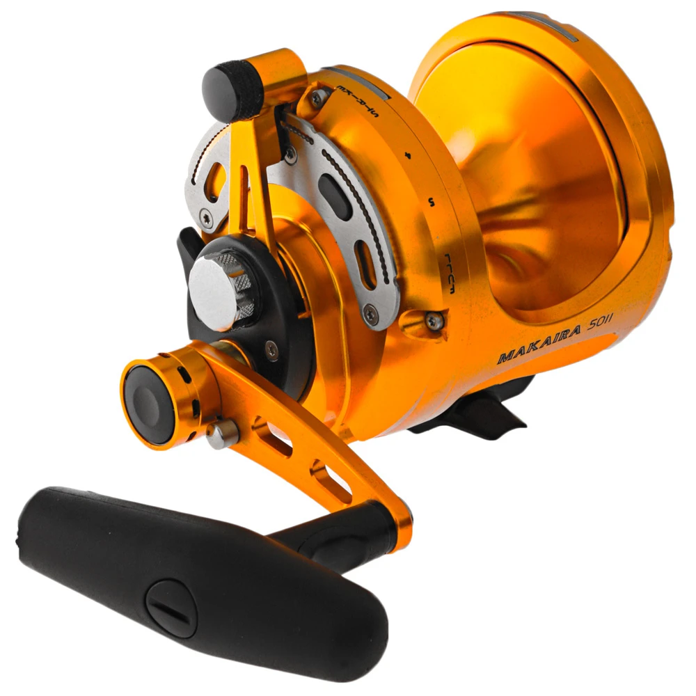 Okuma Makaira Gold 50 2-Speed Open Top Tournament Concept Game Combo 5ft 10in 24-37kg 1pc - Image 3