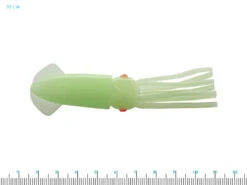 ManTackle Lumo Squid Green Glow 10cm